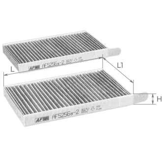 Фільтр салону к-т 2 шт AF5256a-2 ALPHA FILTER AF5256A-2