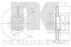 Фото 1 - диск гальмівний невентильований NK 314870 Диск гальмівний невентильований NK 314870 (фото 1)