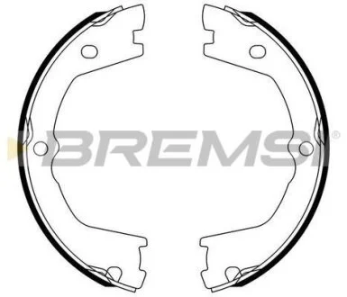 Гальмівні колодки зад. DAILY 2.3-3.0 89- (BREMBO) Bremsi GF0142