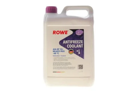 Антифриз HIGHTEC ANTIFREEZE COOLANT AN-SF 12+ RM -40 °С (5L) ROWE 21073-0050-99
