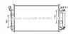 Радіатор кондиціонера Nissan Leaf (11-) AVA AVA COOLING DN5387D (фото 1)