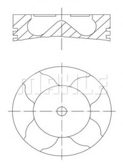 Поршень BMW 3 (E46/E90)/5 (E60/E61) 3.0 02-08 (84,25) MAHLE MAHLE / KNECHT 081 PI 00103 001