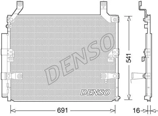 Радiатор кондицiонера DENSO DCN50032 (фото 1)