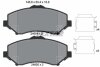 Комплект гальмівних колодок передн, CHRYSLER GRAND VOYAGER V, TOWN & COUNTRY, VOYAGER V DODGE GRAND, JOURNEY, NITRO FIAT FREEMONT JEEP CHEROKEE, WRANGLER III VW ROUTAN 2.0D-4.0 01.06- TEXTAR 2460401 (фото 1)