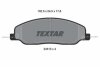 Комплект гальмівних колодок передн, FORD USA MUSTANG 3.7-5.4 01.04- TEXTAR 2451301 (фото 1)