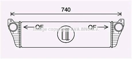 AVA DB Інтеркулер Vito 2.2CDI 10- AVA COOLING MS4690