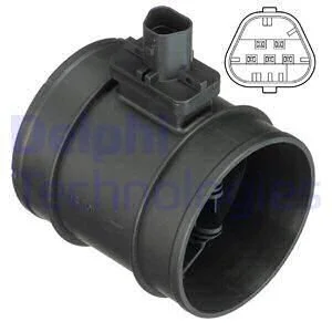 Датчик масової витрати повітря Delphi AF10410-12B1