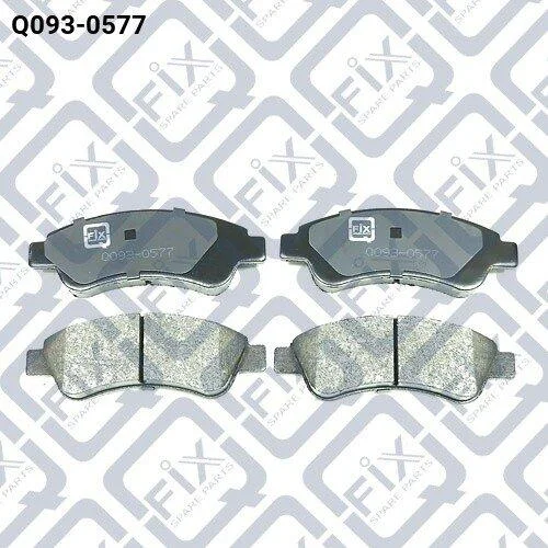 Колодки гальмівні задні дискові Fiat Ducato 06–/Citroën Jumper 06–/Peugeot Boxer 06– Q-fix Q0930577 (фото 1)