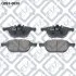 Колодки гальмівні передні Mazda 3 BK/CR 02–/Ford Focus II 04–/C-Max 03–/Volvo S40 04–/V50 04– Q-fix Q0930039 (фото 1)
