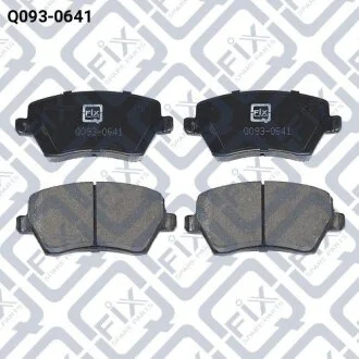Колодки гальмівні передні дискові Q-fix Q0930641