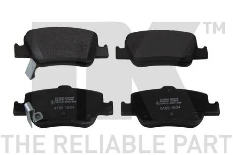 Гальмівні дискові колодки, комплект NK 224586