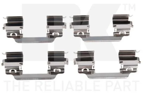 Комплект приладдя, накладка дискового гальма NK 7933649