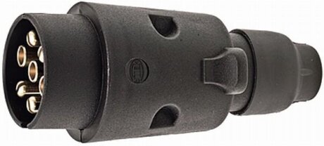 Розетка, кількість штифтів/кількість активних штифтів 7, 12В, 16/25А DAF DEMAG LIEBHERR HELLA 8JA001930001