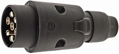 Розетка, кількість штифтів/кількість активних штифтів 7, 12В, 16/25А DAF DEMAG LIEBHERR HELLA 8JA001930001