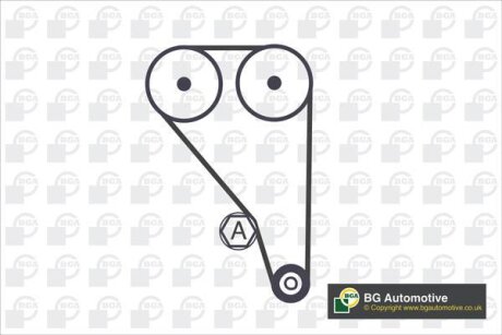 Комплект ГРМ FIESTA/FOCUS 1.25-1.6 95-12 BGA TB2302K