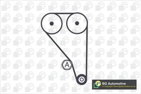 Комплект ГРМ FIESTA/FOCUS 1.25-1.6 95-12 BGA TB2302K