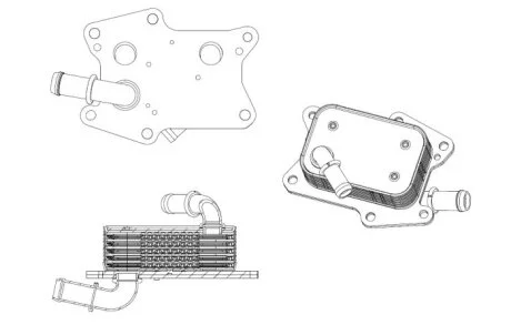 Радіатор масляний NRF 31830