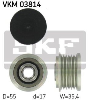 DB шків генератора C220 T CDI 97-01 SKF VKM 03814