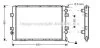 AVA RENAULT Радіатор системи охолодження двигуна MASTER PRO 2.8 05- AVA COOLING RTA2264 (фото 1)