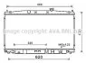 AVA HONDA Радіатор системи охолодження двигуна INSIGHT 1.3 09- AVA COOLING HD2288 (фото 1)