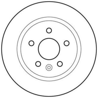 OPEL диск гальм. задн.Astra J,Chevrolet Cruze Jurid 562651JC