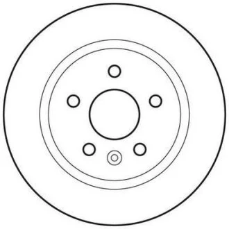 OPEL диск гальм. задн.Astra J,Chevrolet Cruze Jurid 562651JC