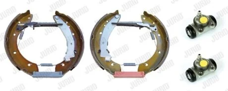 CITROEN KIT EVO Р/к заднього гальма (колодки+2цил.+установ. к-т) BERLINGO / BERLINGO FIRST 1.4 96-08 Jurid 381375J