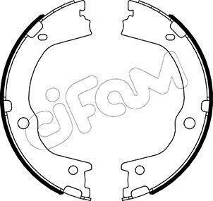 HYUNDAI Комплект барабанних колодок SANTA FE II (CM) 2.0 4x4 05-09, KIA SORENTO II (XM) 2.2 CRDi 09-15 CIFAM 153-498