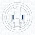 Підйомне пристрій для вікон передн. RIGHT RENAULT MEGANE BERLINA 5P 10/2002 [] MAGNETI MARELLI 350103782000 (фото 3)