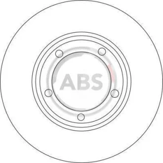 Диск гальмівний A.B.S. 16670