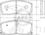 Комплект колодок гальмівних пер. A.B.S. 36658 (фото 1)