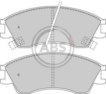 Комплект гальмівних колодок A.B.S. 36738