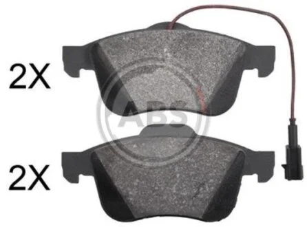 Комплект гальмівних колодок A.B.S. 37882