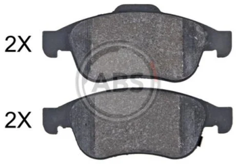 Комплект гальмівних колодок A.B.S. 35103