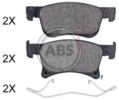 Комплект гальмівних колодок A.B.S. 35082