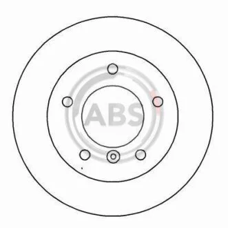 Диск гальмівний A.B.S. 15782