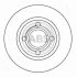 Диск гальмівний AUDI 80 передн. вент. A.B.S. 16202 (фото 2)