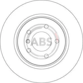 Диск гальмівний A.B.S. 17026