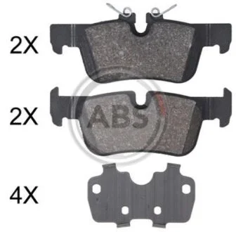 Колодки гальмівні дискові A.B.S. 35030