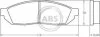 Комплект гальмівних колодок A.B.S. 36156 (фото 1)