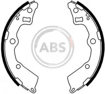 Комплект гальмівних колодок A.B.S. 9233