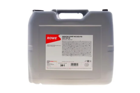 Олива моторна HIGHTEC SYNT HC ECO-FO SAE 5W-20 (20L) ROWE 20206-0200-99