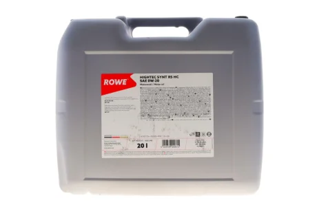 Олива моторна HIGHTEC SYNT RS HC SAE 0W-20 (20L) ROWE 20134-0200-99