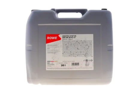 Олива моторна HIGHTEC SYNT RS SAE 5W-30 HC-C1 (20L) ROWE 20109-0200-99