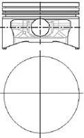 Поршень с кольцами і пальцем (размер отв. 81.1 / +0.50) FORD MONDEO II 1.8 96-, ORION III 1.8 92- NURAL 87-786507-00