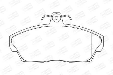 LANDROVER гальмівні колодки передн.Freelander 98- CHAMPION 573203CH