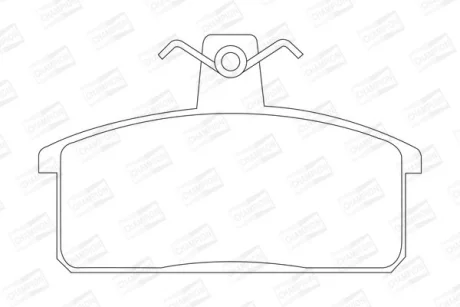 SUZUKI К-т передн. гальм. колодок Vitara -98, Samurai -04 CHAMPION 572160CH