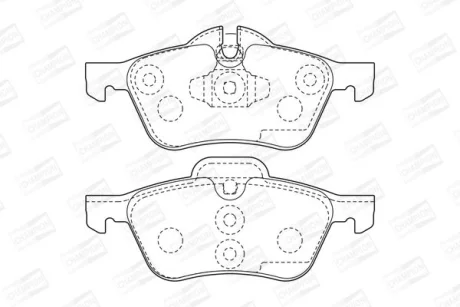 BMW гальмівні колодки передні Mini Cooper,One 01- CHAMPION 571992CH