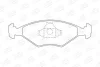 FIAT гальмівні колодки дискові Fiorino 93-2001 CHAMPION 571917CH (фото 1)