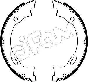 DODGE Комплект барабанних колодок CHALLENGER Купе 3.5 08-10, CHRYSLER 300C (LX, LE) 2.7 07-12 CIFAM 153-242